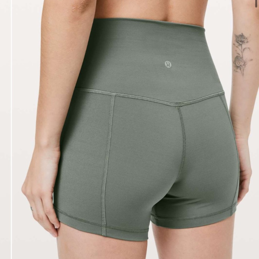 lululemon align short 4” Grey Sage size 4